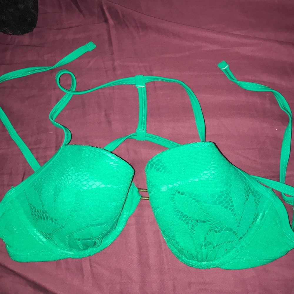 Aerie Green Bikini Top